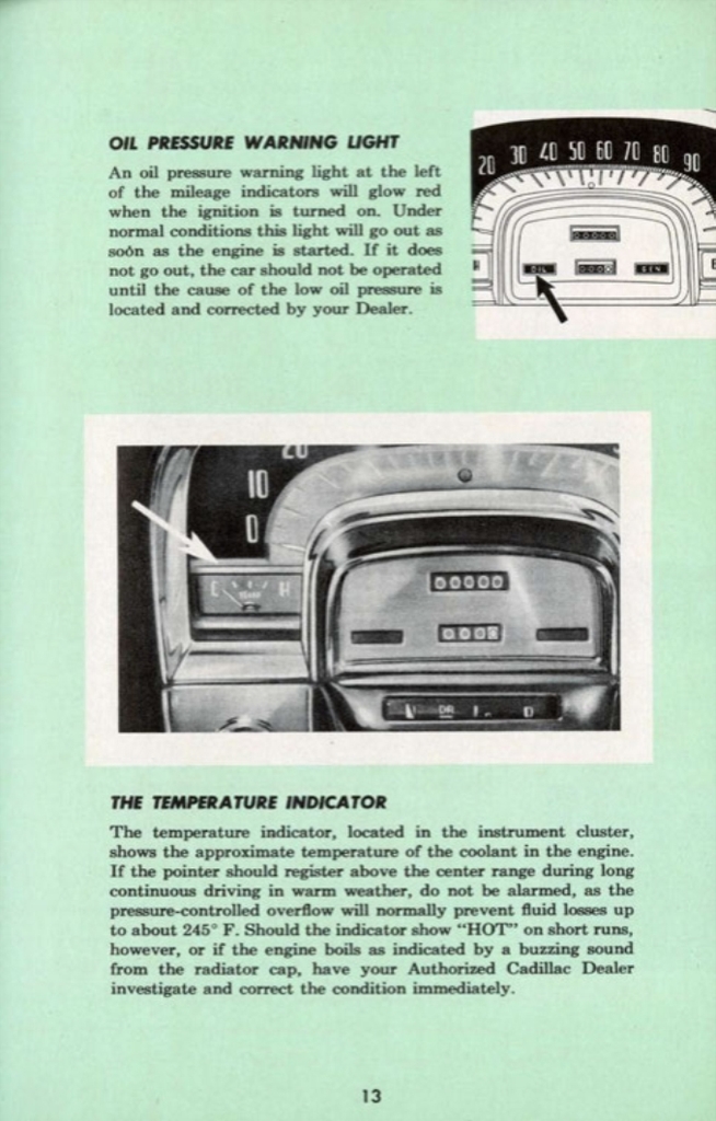 1953 Cadillac Owners Manual Page 6